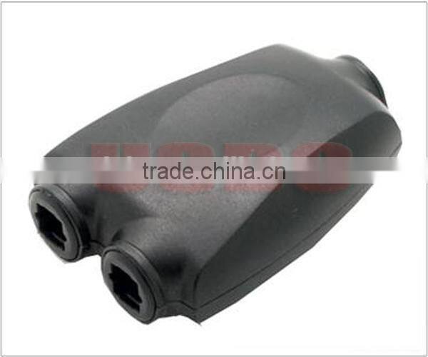 Optical toslink Jack to 2 x toslink Jacks 2-Way Bi-Directional screw log splitter