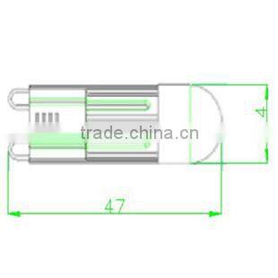 2W,220V indoor lighting,decorative light,headlamp led g9,140lm