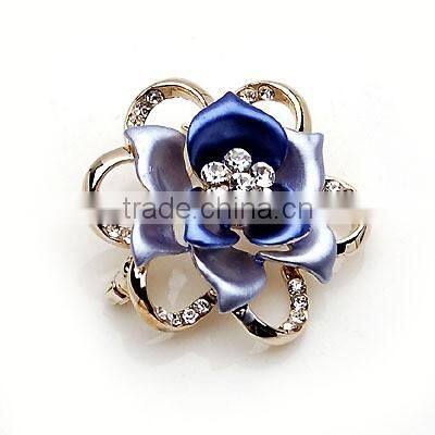 Classic Joker set Crystal rhinestone flower brooch