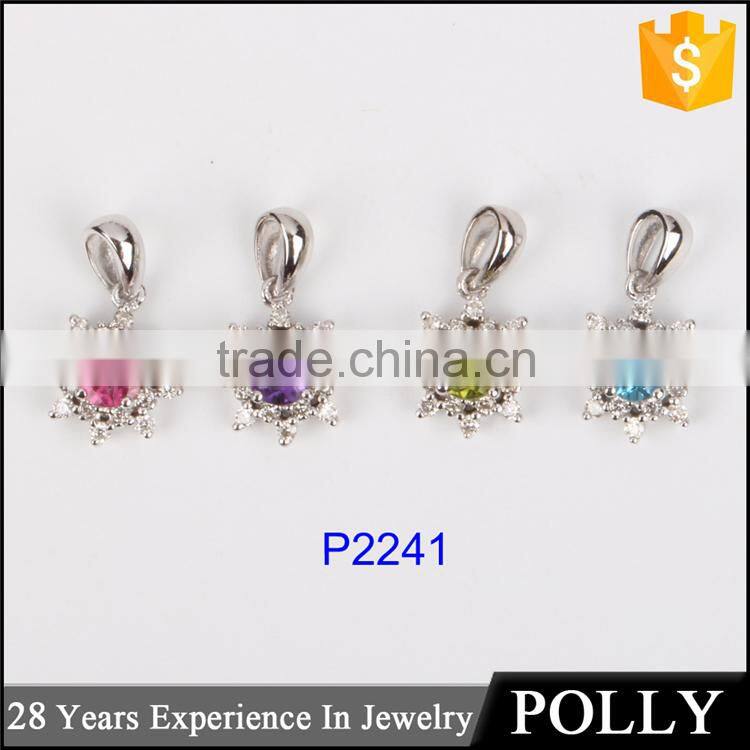 Guangzhou jewelry market wholesale gemstone stone chain pendant necklace design