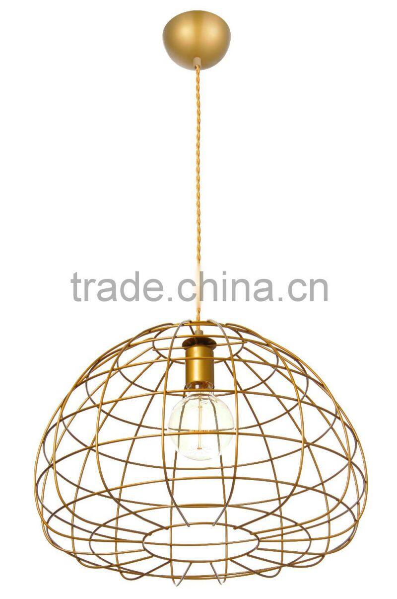 Popular moooi heracleum pendant light clear glass plate with gold