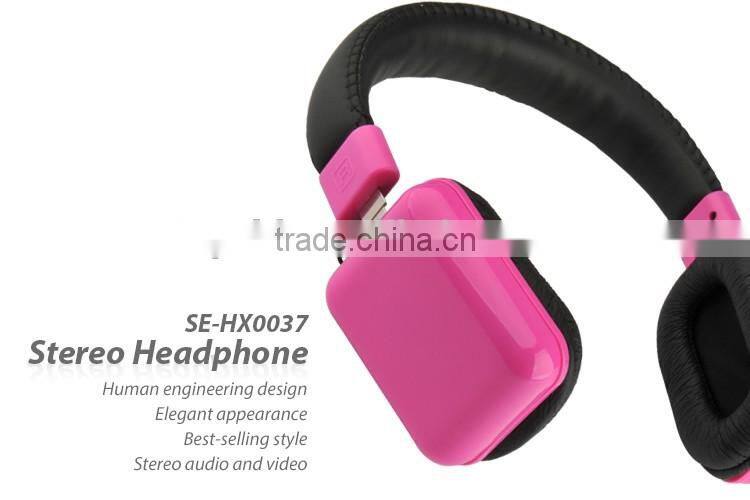 Portable Stereo Over Ear Headphones Headset Works with smartphones tablets computers
