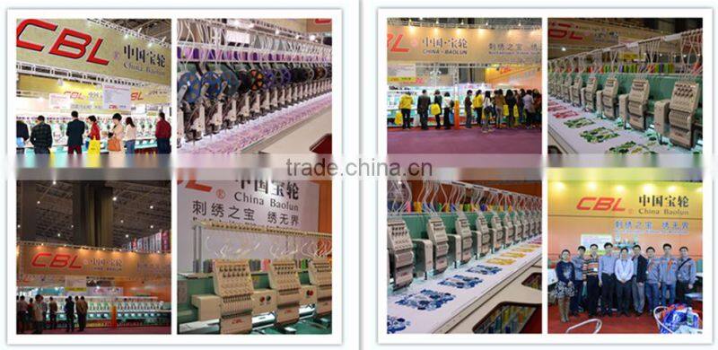 18 head High Speed Belting+Flat+ Single Side Double Sequins computerized embroidery machine