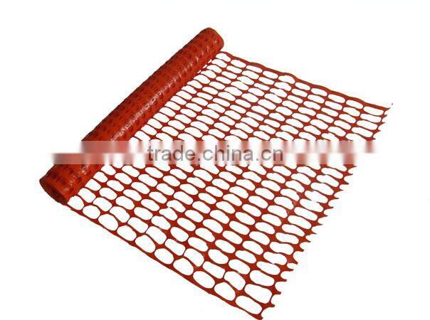 Hot sale warning orange plastic safety fence