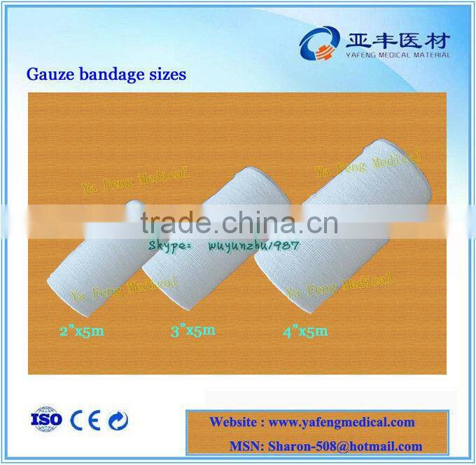 12 rolls pack absorbent bandage for medical