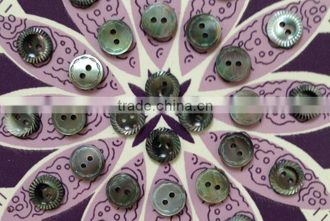 Sedex Audited Factory 2 Pillar Real Shell Button