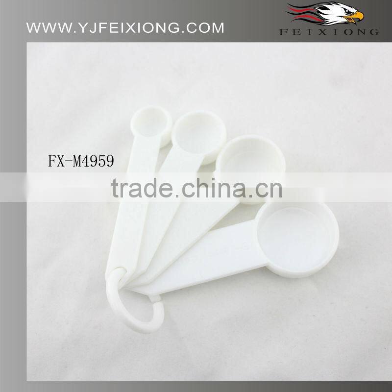 High quality !4pcs plastic measuring spoon set