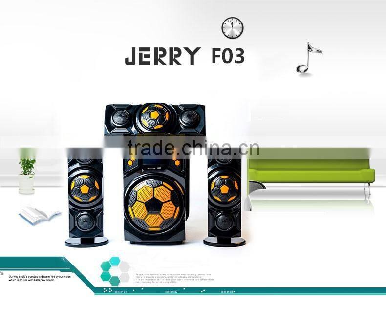 Jerrypower factory supply Professional 2.1/3.1bluetooth speaker in 2016