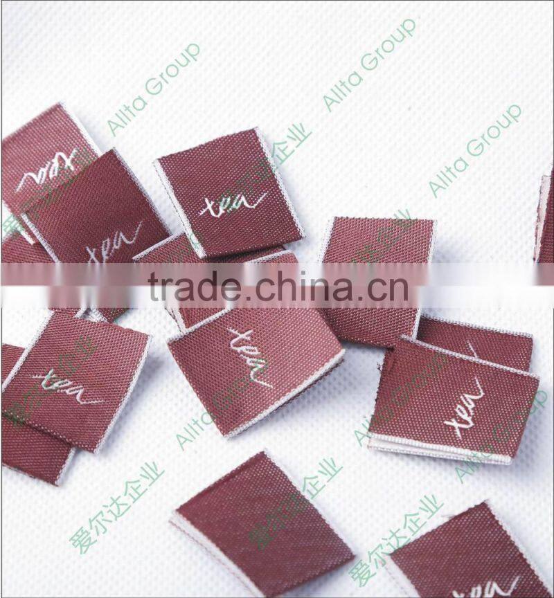 Wholesale custom cotton print garment sewing label