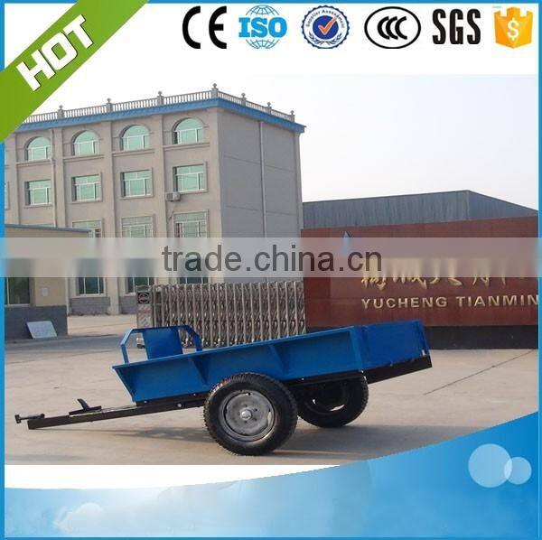 farm machiery small hand tractor trailer, walking tractor trailer, tipping trailer
