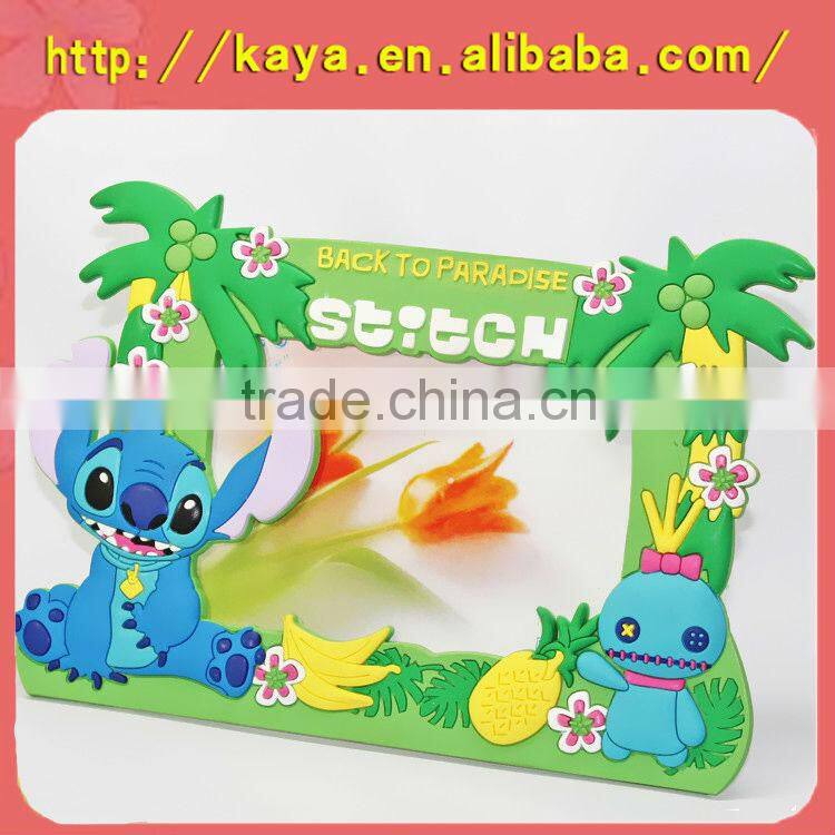 Eco-friendly soft pvc antique photo frames for promotion gifts