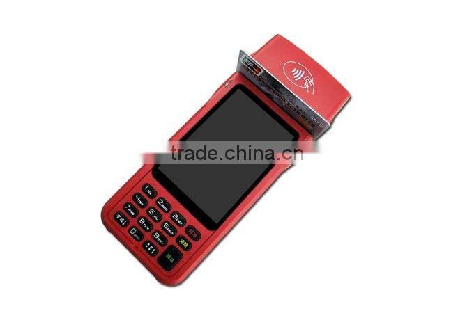 China Manufacturer Android system pos terminal with printer and support 3G/wifi/NFC/IC/MSR