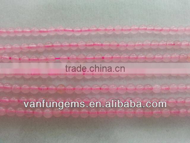 Rose Quartz Beauty Beads Loose Gemstone Round Beads Rose Quartz Beads for Jewerly and Fashion