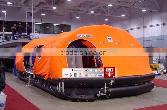 100 Person Self-righting Life Raft/ solas approved inflatable life rafts