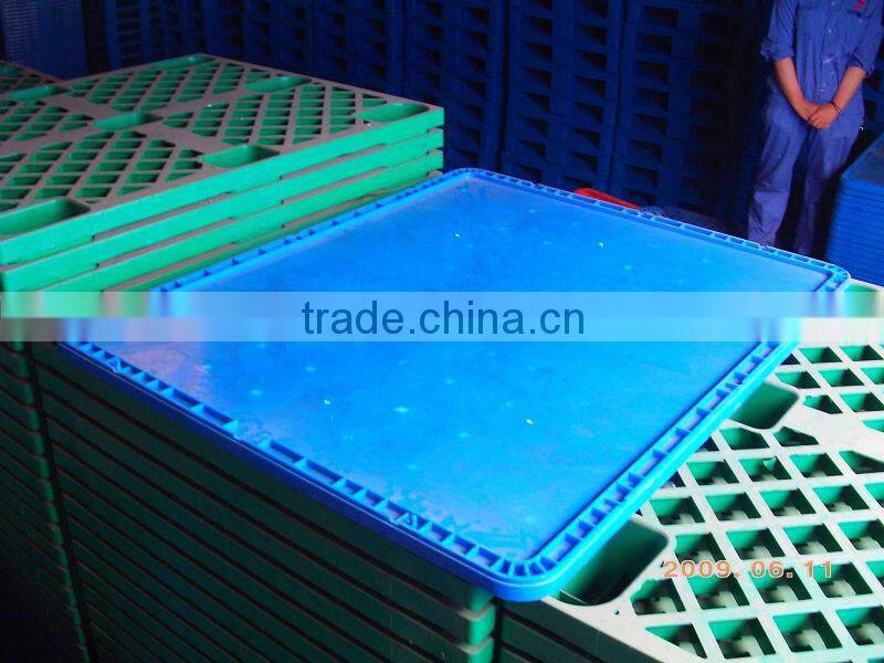 Hot sale Euro style HDPE new material with iron epal recycle plastic pallet