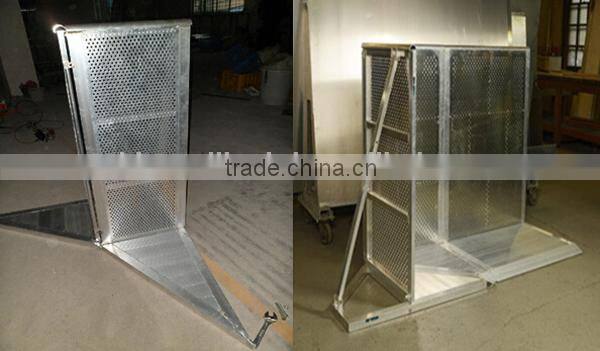 Hot selling concert crowd control barrier, aluminum crowd barricade for sale
