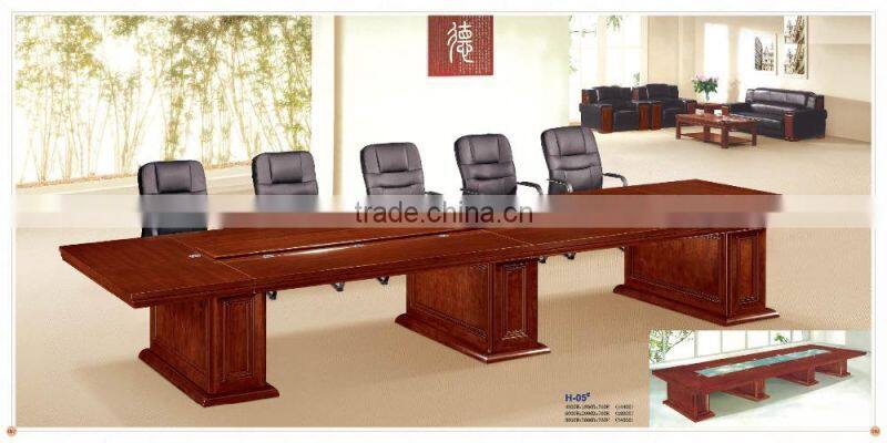 super huge office mdf wood conference table microphone factory sell directly HP37