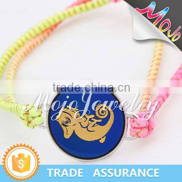 Gold and Black Sticker Dancing Man Pattern New Mood Jewelry Bracelet Designs