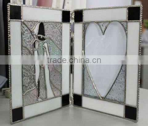 MX160097 wholesale rainbow shining stained glass jewelry box for wedding gift