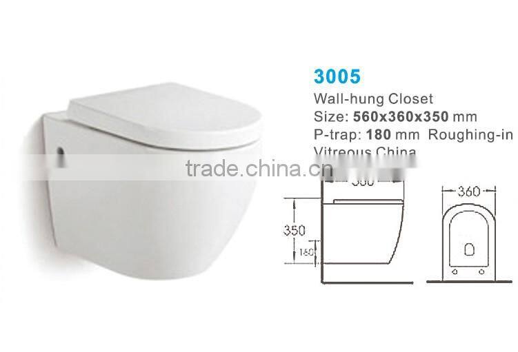 good quality Chaozhou ceramic wall hung toliet,toilet wc