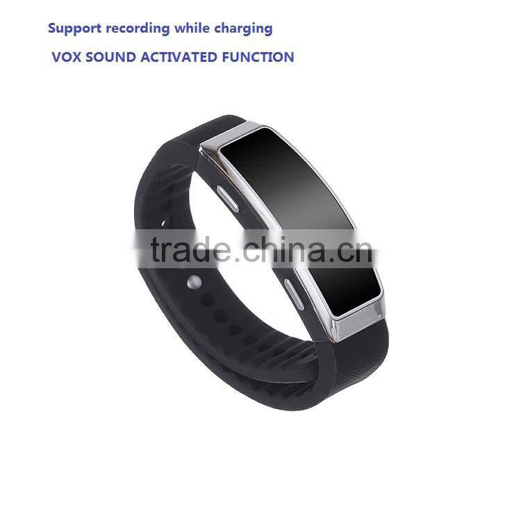 2016 New Arrival WR-07 Wristband Voice Recorder,wearable voice recorder,wrist watch with MP3 player
