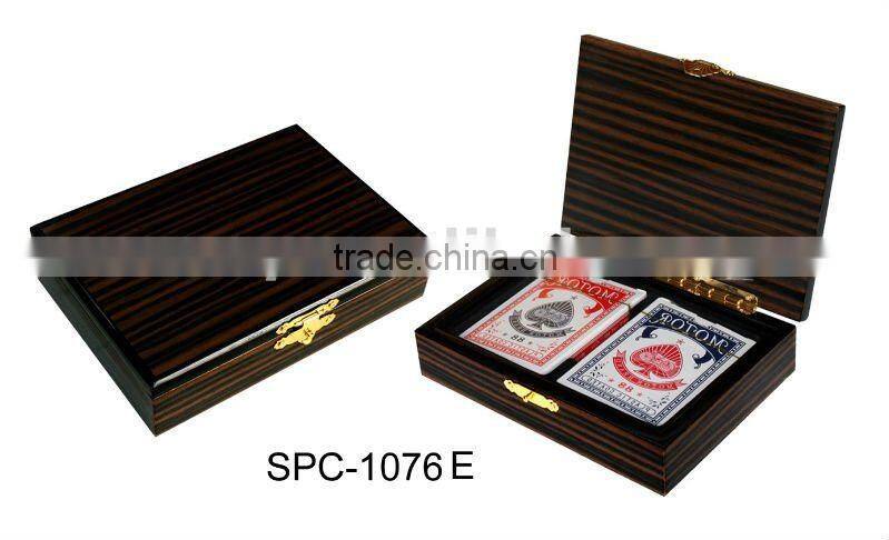 Wooden Poker Game Set