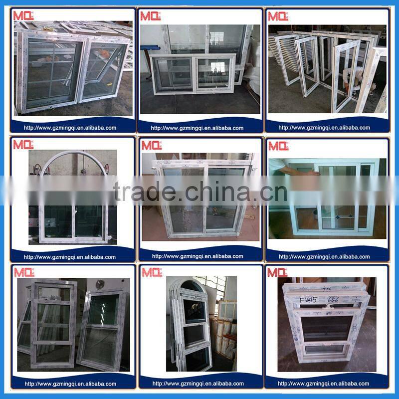 Plastic glass door pvc glass shower door