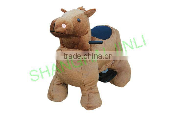 JL-B23 Electric brown horse rides, ride on brown horse, walking brown horse, brown horse scooter,walking animal