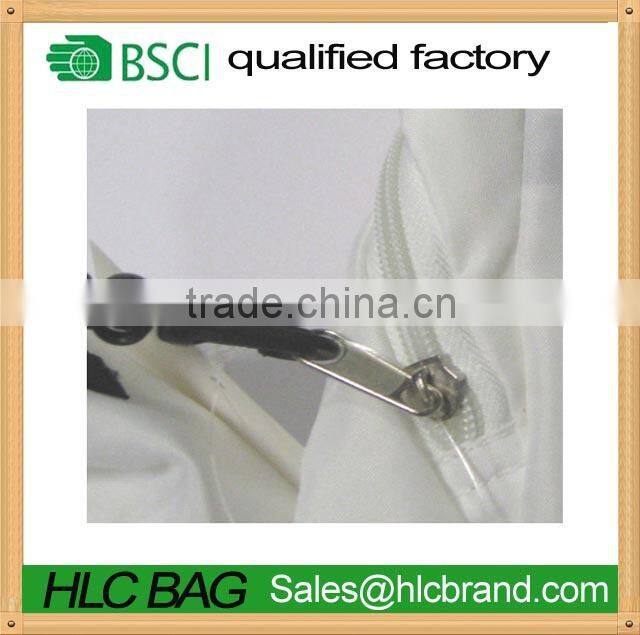 RPET custom print zipper bag with shoulder strap HL-RP009