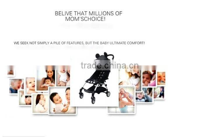 The new design of Mickey Mouse baby stroller,Cute baby umbrella vehicle