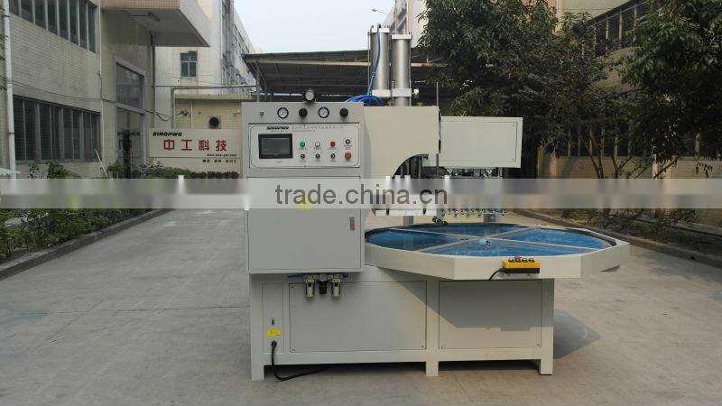 High Frequency soft crease PVC PET box making machine