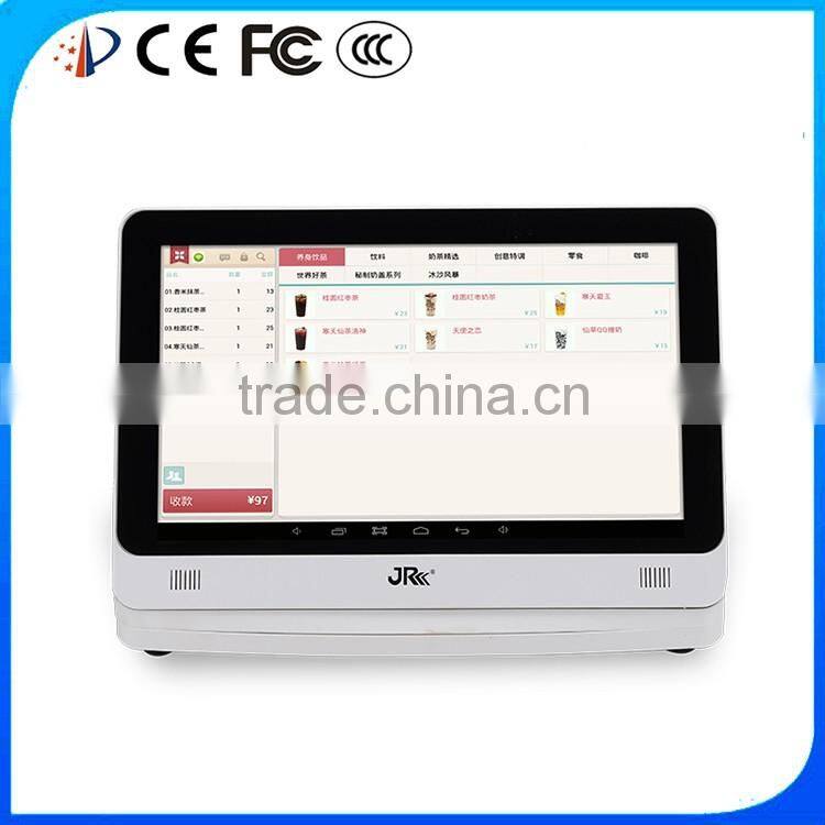 Quad core 1.8GHz POS machine with restaurant retail solution pos software