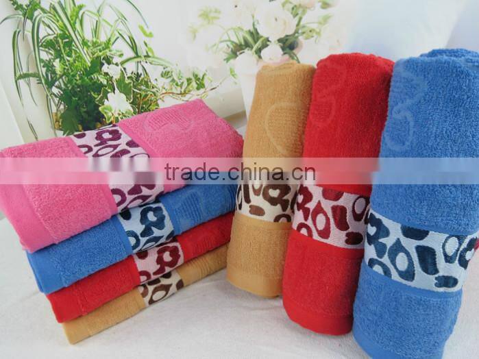 100% cotton gift towel set packing made in china wholesale