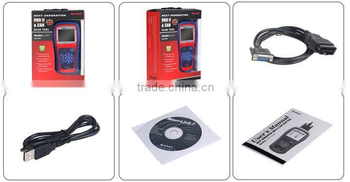 Car Diagnostic Scan Tool Autel AutoLink AL419 OBD II & CAN Code Reader AL-419 Free Online Update with Troubleshooter code tips