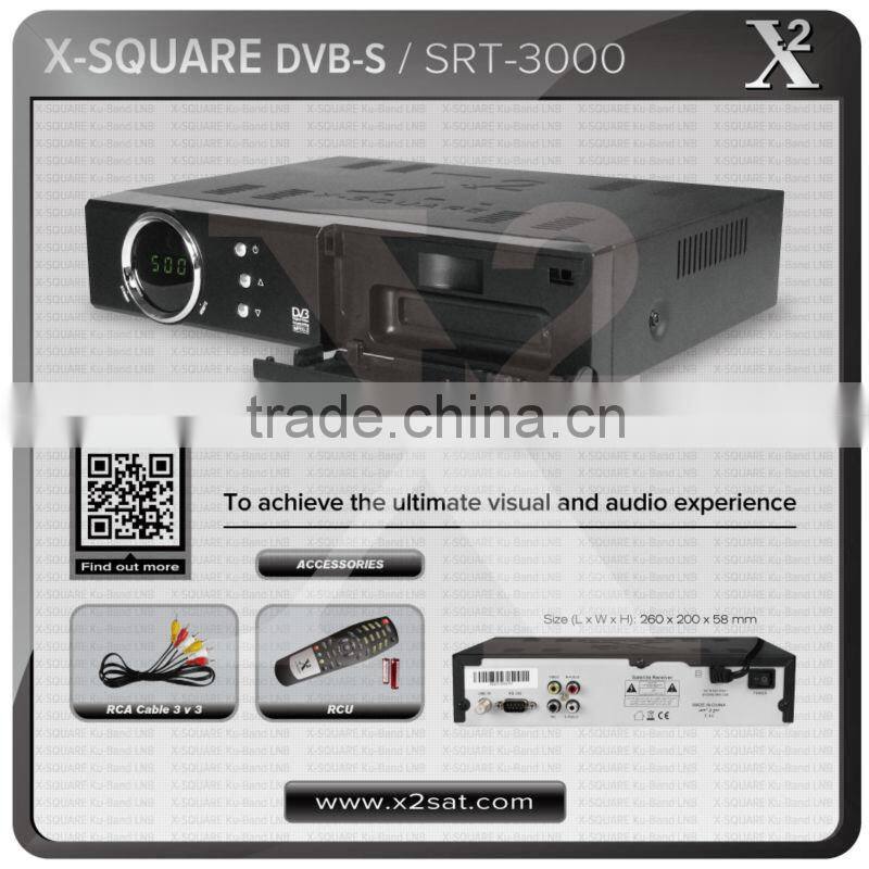 2016 best FTA smart satellite receiver-dvb-s to dvb-t converter