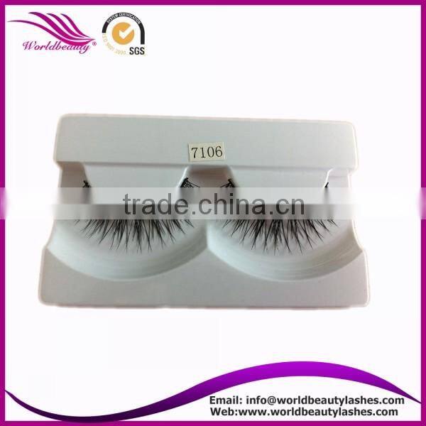 wholesale price synthetic material eyelashes