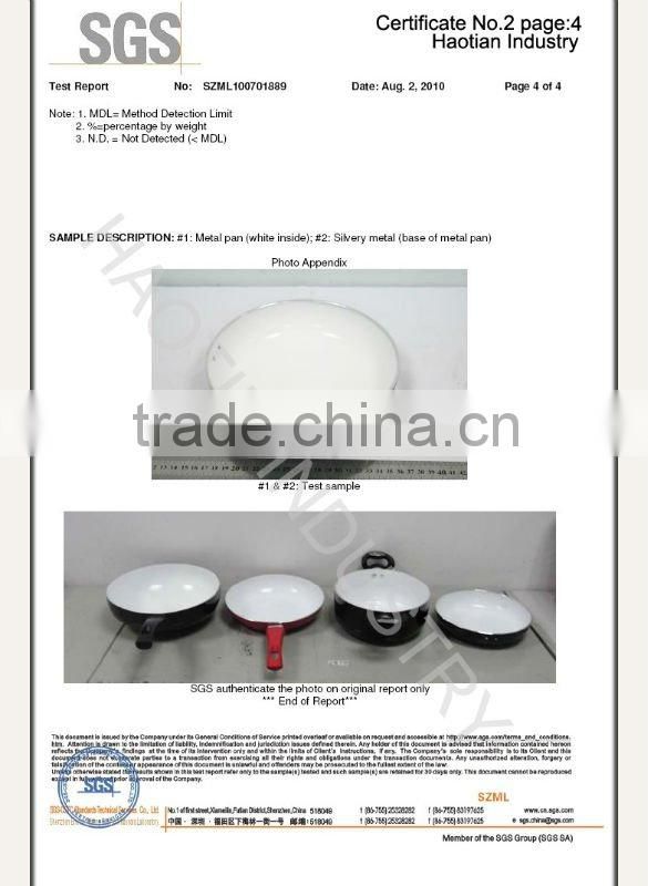 Aluminum non stick milk pot with lid