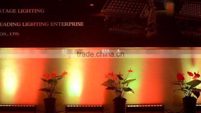 RGBWA five in one 18x12w wall washer lighting/ outdoor wall bar light