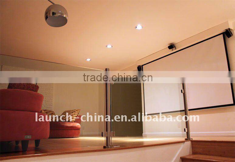 Custom-made tempered glass panel