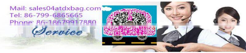 pillow case paper bag with pe tarpaulin/Pe coated brown paper bag