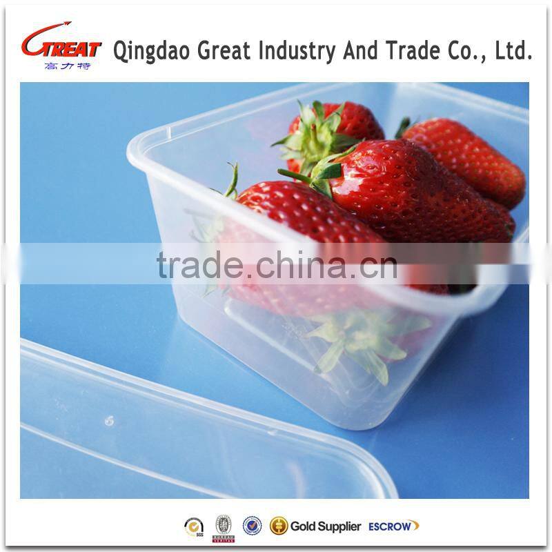 Disposable Lunch Box Bento Plastic Container Sushi Food Container