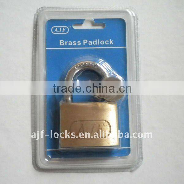AJF 40MM high quality and security brass padlock normal shackle or long shackle