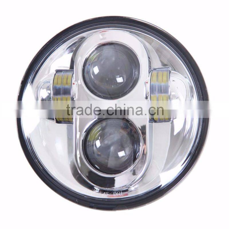 5 3/4" LED Projection Daymaker Headlight For Harley Sportster Dyna FXDL GLIDE Fat Bob 5.75 inch Projection Daymaker Headlight