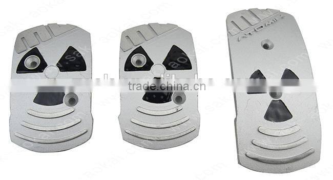 Universal aluminum non-slipautomatic car pedal pad