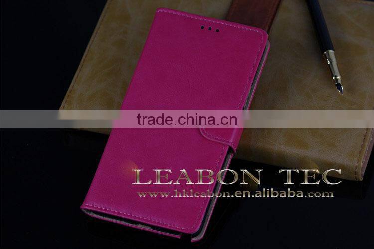 Luxury PU stand wallet filp case for galaxy note 4, leather covers