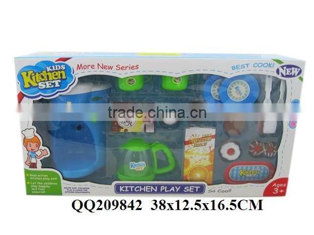 Funny plastic kitchen play toy set ,cooker play set for boys & girls