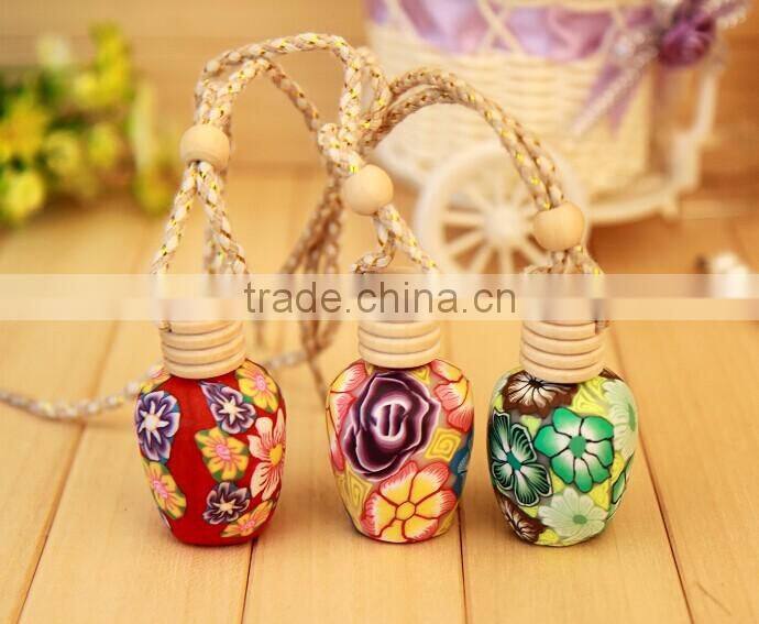 Hanging car perfume bottle