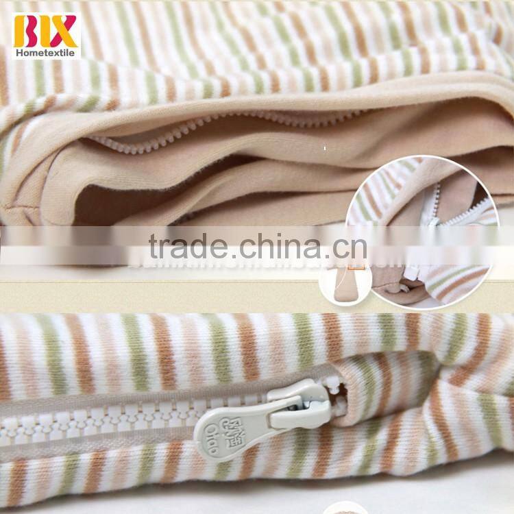 gaoyang cotton indoors kids sleeping bag striped design
