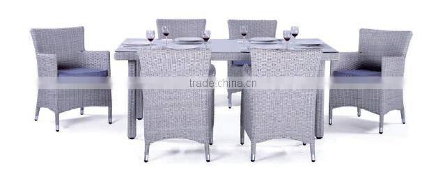 2016 2pcs rattan furniture wicker chaise lounger set