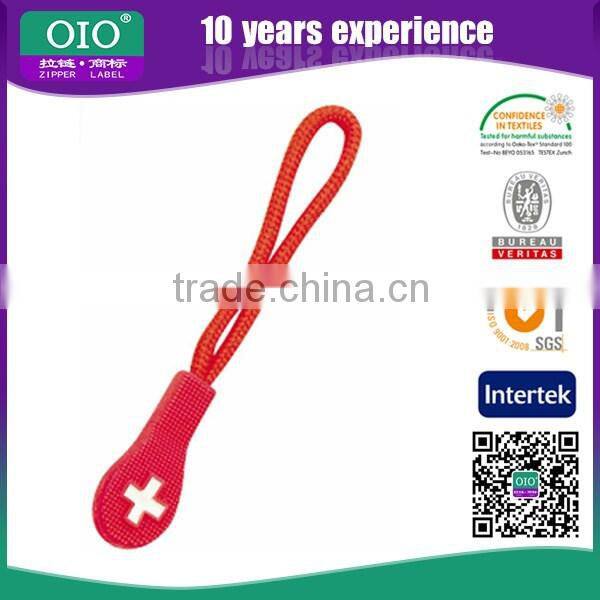 OIO Factory Garment Plastic Printed Zipper Puller In Zipper Slider